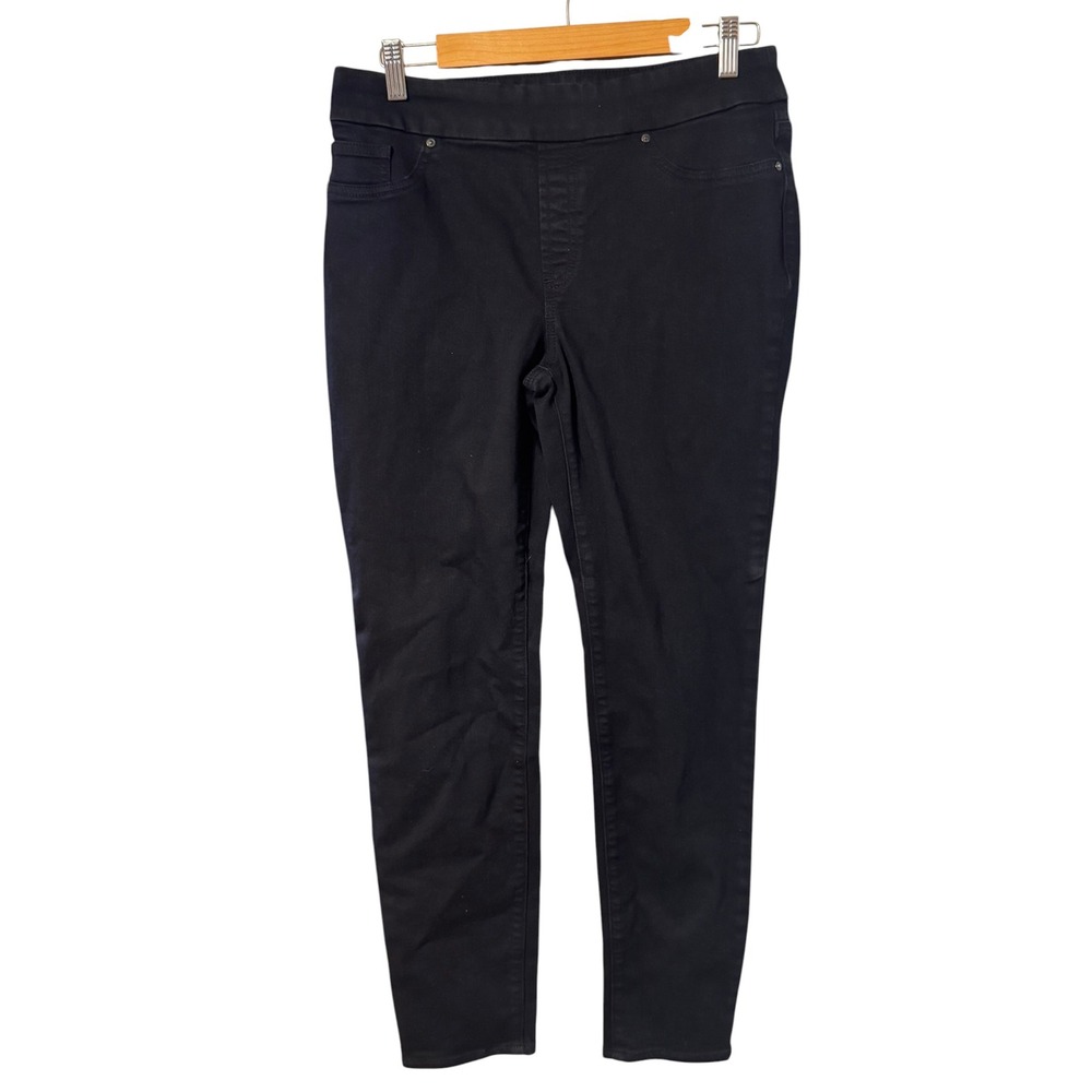 Chico's Pull On Jegging Womens 0.5R 6R Black Excellent Stretch High‎ Rise Slim